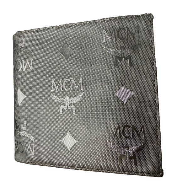 MCM Gray Wallet - Picture 1 of 9